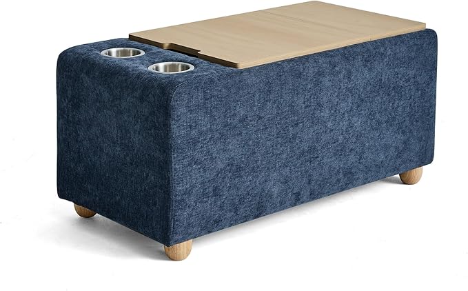 LINSY HOME Versatile Console Modular Sectional Oversized Couch Multifunctional Side Table with Charging Station and Storage Convertible Sectional Sofa Modular for Living Room Apartment Dorm Room