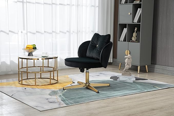 Chair Vanity Chair Modern Adjustable Home Computer Executive Chair Swivel Task Chair for Small Space Living Room Make up Studying