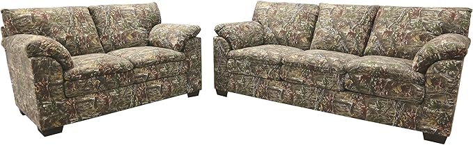 American Furniture Classics Model 8-020-A452V3 Loveseat in Superflauge Camo