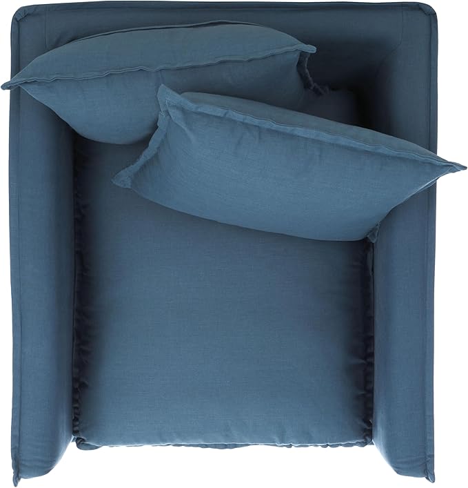Safavieh Mercer Collection Joey Arm Chair Blue