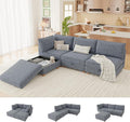 93'' Modular Sectional SofaFSC Certified 4 Seater Sectional SofaChenille Couch with Removable Washable CoversModern Couch with OttomanU Shaped Couch with StorageBeige Couches for Living Room