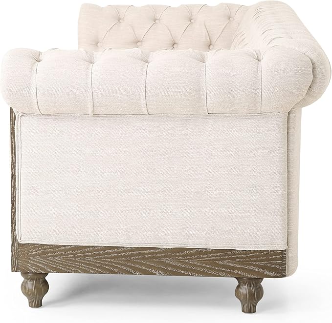 Christopher Knight Home Castalia Sofas Beige + Dark Brown