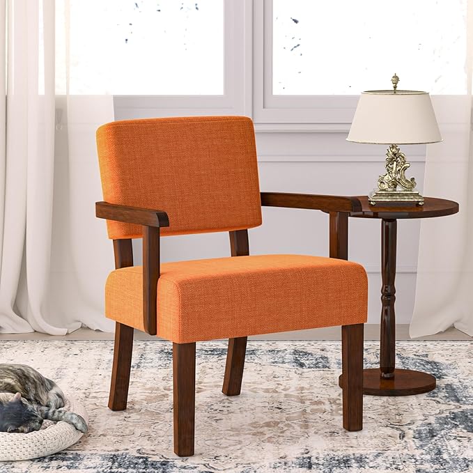 Accent Chair Living Room Chairs Oversized with Soft Seat and Armrests for Dinning Bedroom Reading and Waiting Rooms