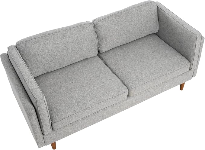 Creative Co-Op Atley High Sided Sofas Mid-Century Grey