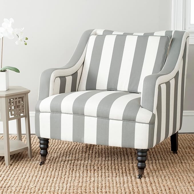 Safavieh Mercer Collection Homer Arm Chair Grey/Blue