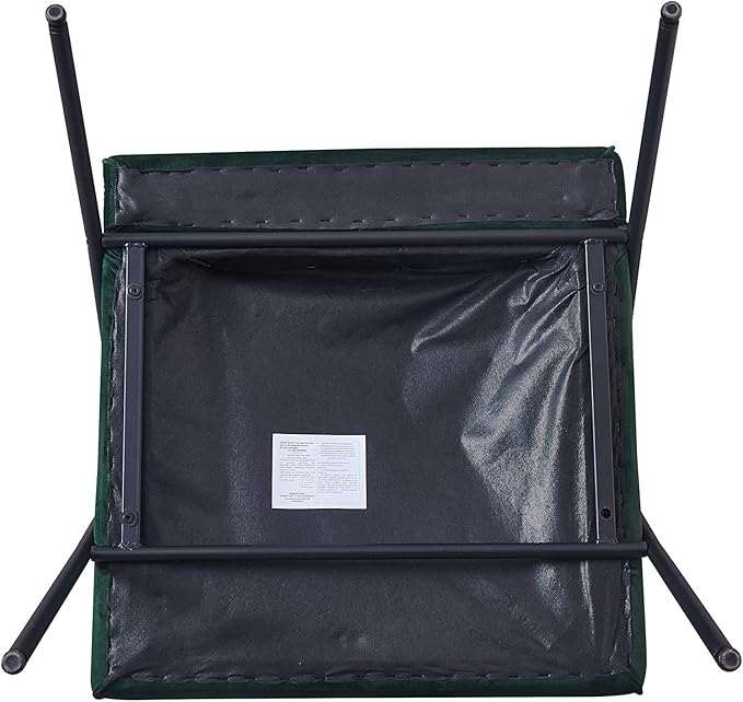 Generic Cloth Leisure Black Metal Frame Recliner for Living Room and Bedroom Green