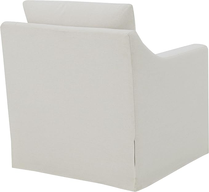 Coaster Home Furnishings - Winter - Wood - Upholstered Accent Chair with Sloped Arms Removable Seat Cushion and 360-Degree Swivel - Living Room - Beige - 904133