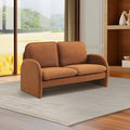 59.05 X 30.7'' Loveseat Sofa Sherpa Lamb Fabric Love Seat Couch Comfy 2 Seater Sofa Upholstered Modern Leisure Loveseat Couches for Bedroom Office Living Room and Apartment