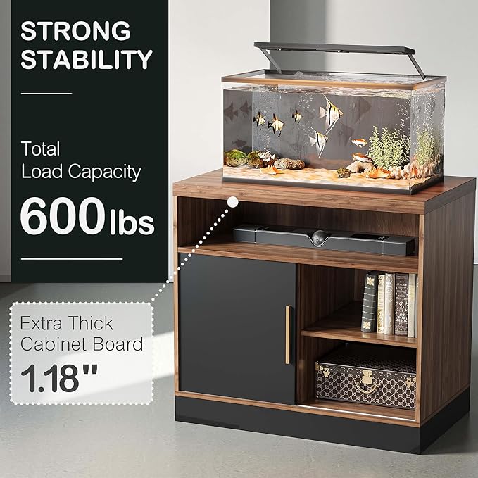 Electric Standing Desk with Storage Cabinet Adjustable Height Executive Desk with Credenza Home Office Workstation with A Engineered Wood 1.18 Solid Desktop Black Walnut