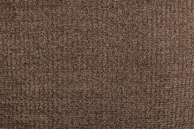 COLAMY Chenille Fabric 360 Swivel Accent Chair Set of 1 Brown