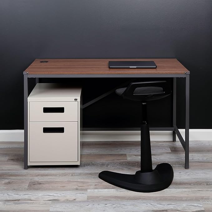 Alera ALE Two-Drawer Metal Pedestal File 14 7/8w x 19 1/8d x 21 3/4h Putty