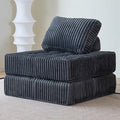 Folding Sofa Chair Foldable Floor Sofa Bed with Corduroy Convertible Sleeper Chair Single Portable Fold Out Chair Bed for Adults Folding Futon Mattress for Small Spaces Apartments