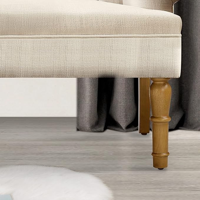Rosevera Loveseat Sofa for Living Room - Linen Classic Beige