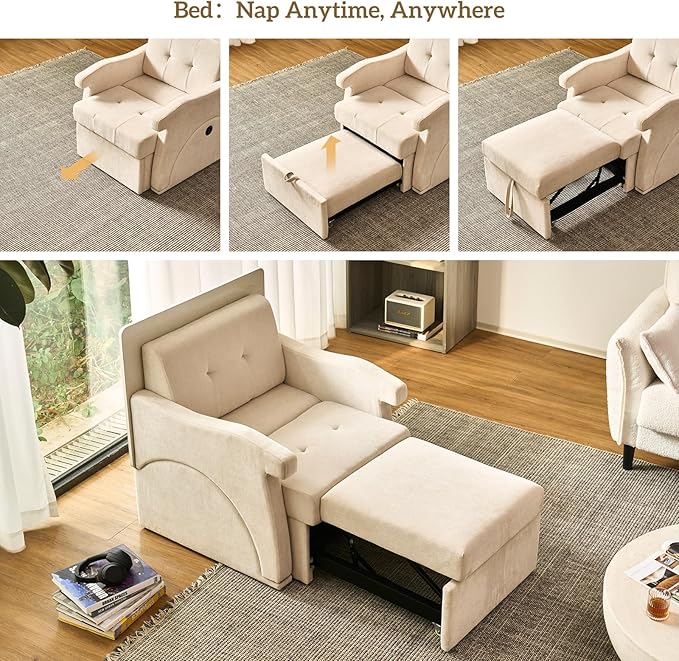 SofaSingle Sofa &ampOffice Desk Designed for Living Rooms Studies and loungesIt can be Seamlessly Converted into an a Sofa Bed with a Single ClickOffer Gentle and Comfortable Support