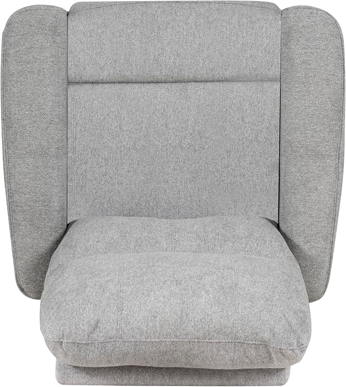 Powell Kylee Grey Upholstered Power Reclining Chair with Charging Port