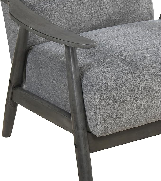 Lexicon Teague Velvet Accent Chair Gray
