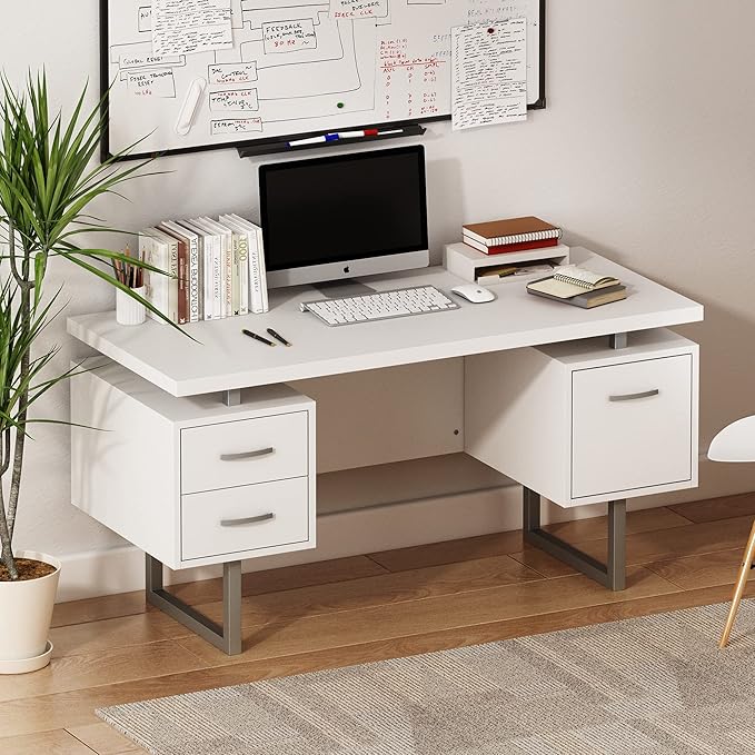 Generic 60 White Study Writing Home Office Desk