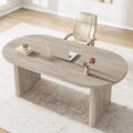 GAOMON 70.8 Inch Oval Computer Desk Long Large Executive Desk Wooden Home Office Desk Writing Table Computer Table Workstation for Home Office