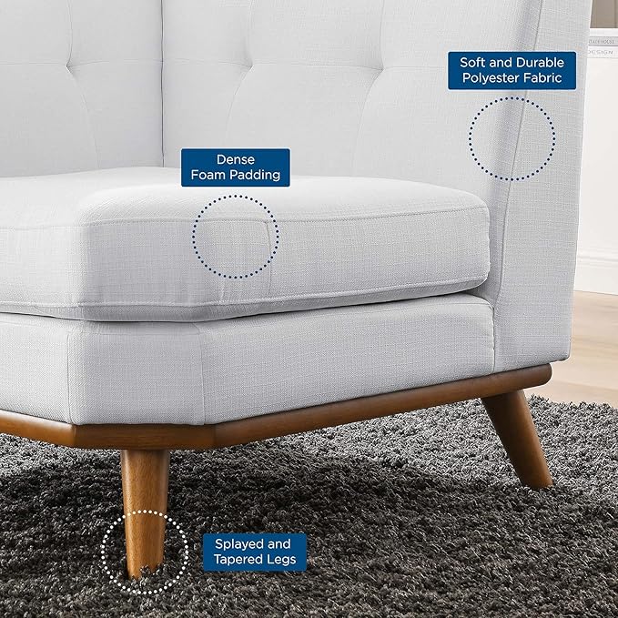 Modway Engage Corner White 39.5 x 39.5 x 33.5