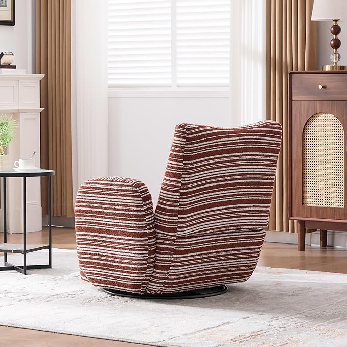 ERYE 360° Swivel Chair Modern Leisure Swivel Armchair for Living Room Bedroom