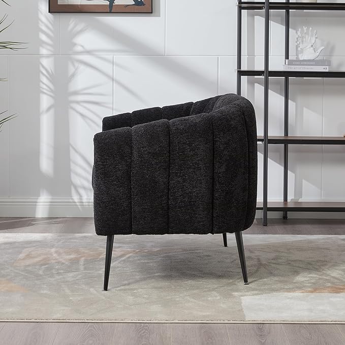 KEIKI 50.2'' Loveseat Sofa Upholstered Chenille Love Seat Couches Modern Deep Seat 2-Seat Sofa for Small Space Living Room Studio Apartment