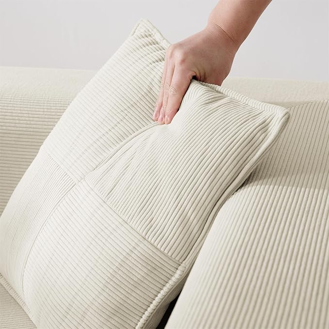 4-in-1 Folding Convertible Floor Sofa Bed 78 Oversized Compression Sofa No Assembly Required King Futon Lazy Couch Corduroy Loveseat Sleeper with Pull Out Bed Modular Futon Couch