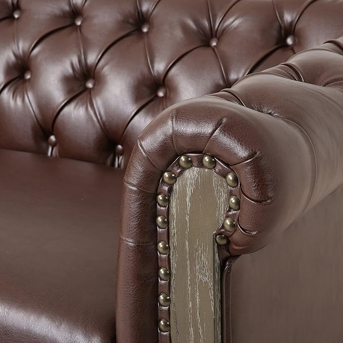 Christopher Knight Home Castalia Sofas Dark Brown + Natural