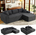 2026 New 108 Cloud Sectional Couch Modular Sectional Sofa with Deep Seat Modular Sofa Couch with L-Shaped Chaise Modern Couches for Living Room No Assembly Required (Gray Right Facing Chaise)