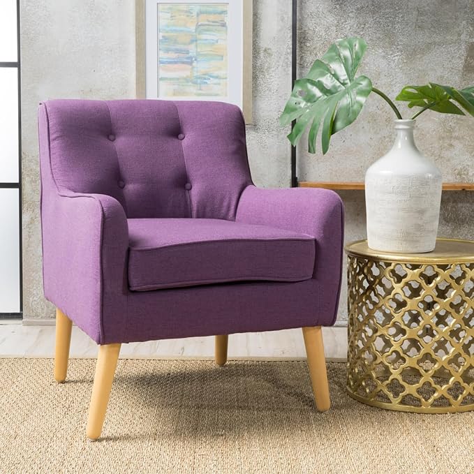 Mid-Century Modern Arm Chair for Living Room Decor - Indoor Comfort Retro Style