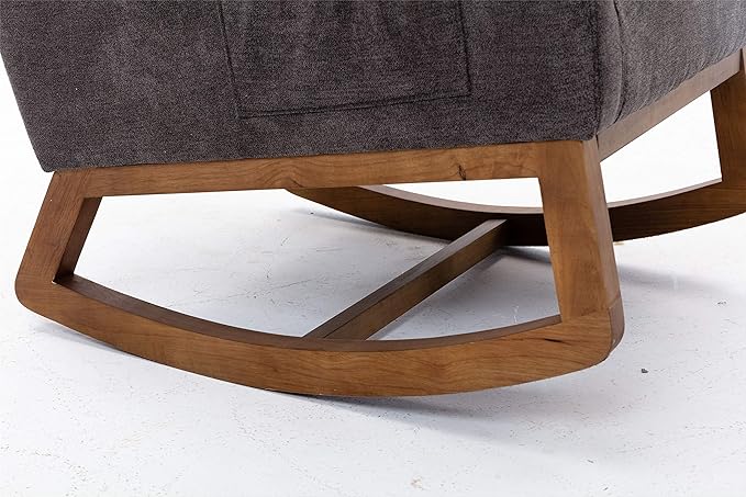 Living Room Comfortable Rocking Chair Living Room Chair Dark Gray
