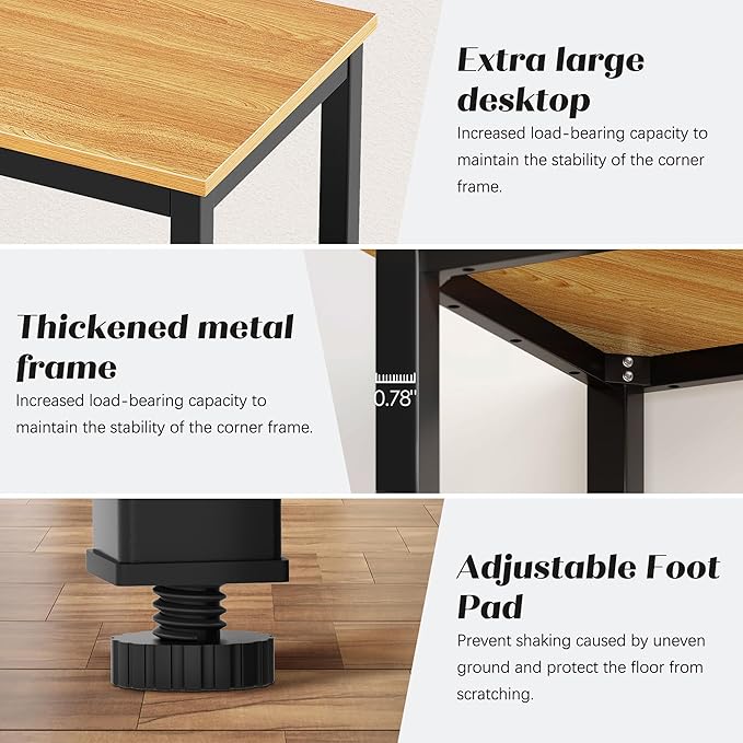 Need Small Computer Desk 31-1/2 Sturdy and Heavy Duty Writing Desk for Small Spaces and Small Desk Study Table Laptop Desk- AC3BB-80-40