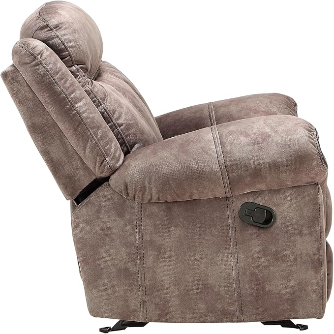 Acme Zubaida Reclining Loveseat with USB Dock and Console in Chocolate Velvet