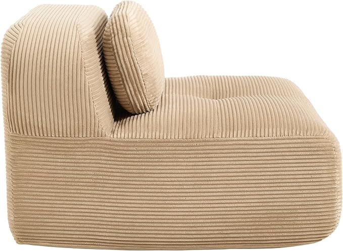 Modular Sectional Sofa Cloud Couch Middle Seat Armless Seat Camel