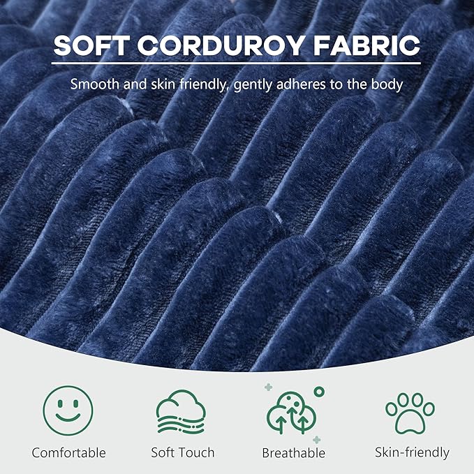 73 Convertible Sofa Bed 2 in 1 Folding Couch Bed Boneless Couch in a Box Cloud Loveseat Sleeper Fold Out Comfy Floor Futon Sofa with 2 Pillows for Living Room Bedroom No Assembly (Blue 73)