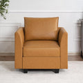 Naomi Home Elizabeth Modern DIY Collection Caramel/Air Leather/Accent Chair