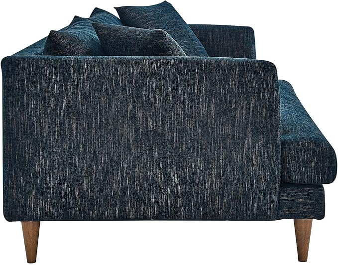 Modway EEI-6405-HEA Zoya Down Filled Overstuffed Sofa Navy Fabric
