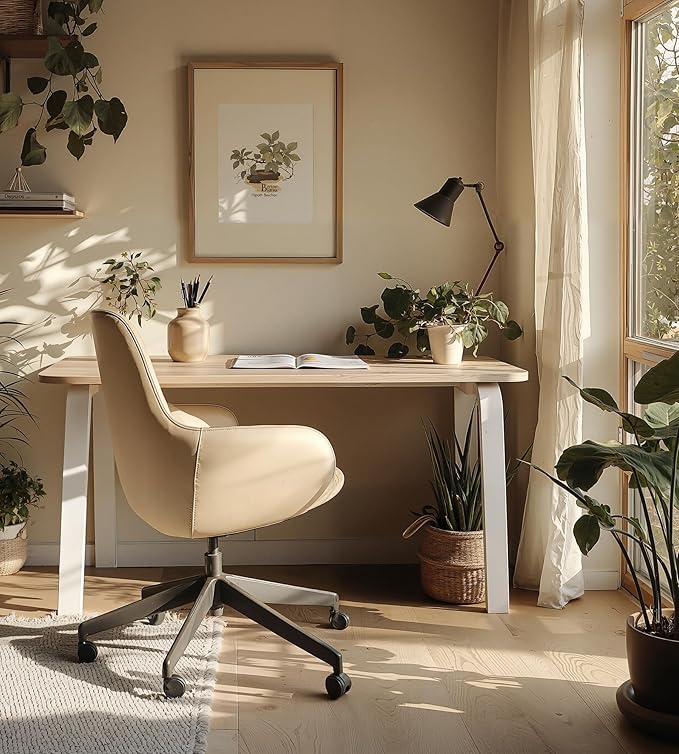 Modular Computer Office Desk Modern Style Small Study Writing Workstation Table for Home &amp Business Standard (47 x 24)