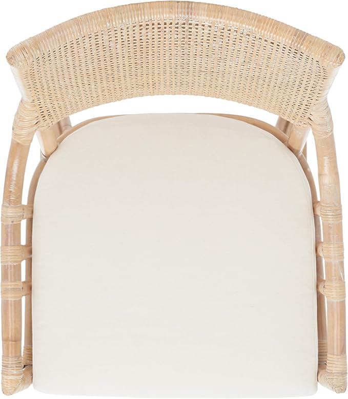 Safavieh Home Collection Donatella Wash Chair Natural White