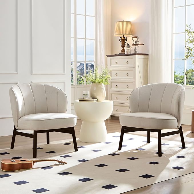 Ash Wooden e Upholstered Lounge Shell ChairModern Chair 1PC Comfor Chairs for Living RoomCoffee ShopOffice
