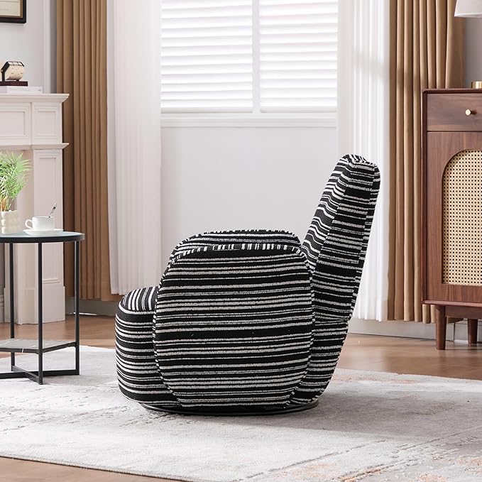 ERYE 360° Swivel Chair Modern Leisure Swivel Armchair for Living Room Bedroom