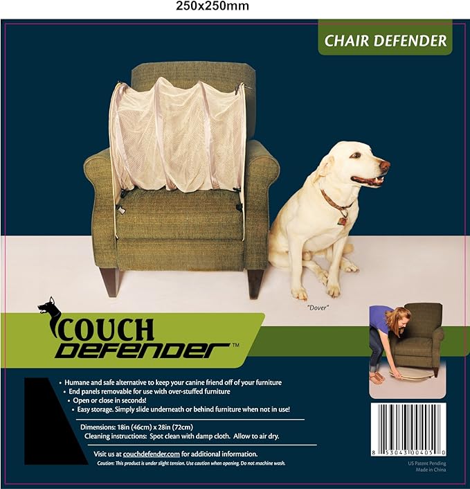 Chair Defender: Keep Pets Off of Your Furniture! (Black)