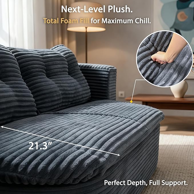 78.7-inch Folding futon Sofa Bed Full-Size Convertible Sleeper couch Bed Memory Sponge Double settee with Comfortable Mattress Suitable for Living Room and Guest Room (dark gray 78.7 inches)