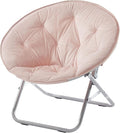 Urban Lifestyle Micromink Saucer Chair Blush