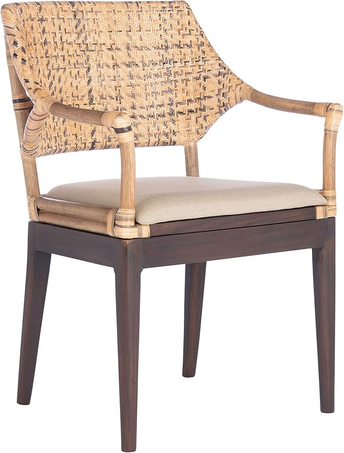 SAFAVIEH Home Collection Carlo Arm Chair Honey