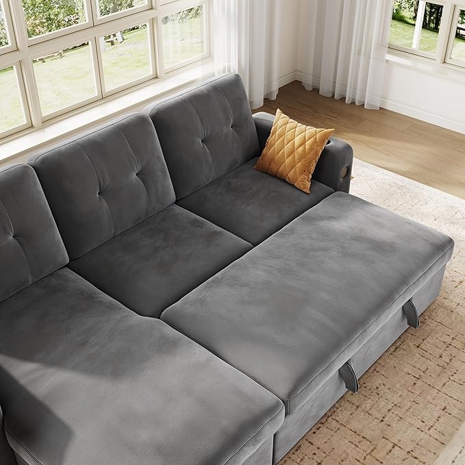 GarveeHome 84 Inch Dark Grey
