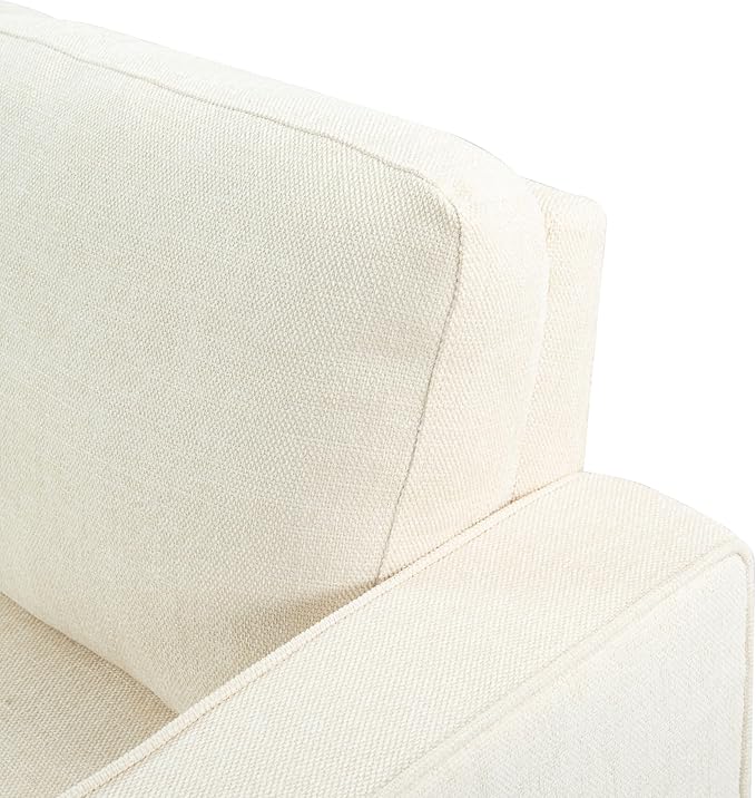 SAFAVIEH Couture Furniture Collection Felicianya Modern Cream 3-Seater Sofa