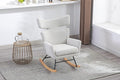 Fish Tail Living Room Comfortable Rocking Chair Living Room Chair
