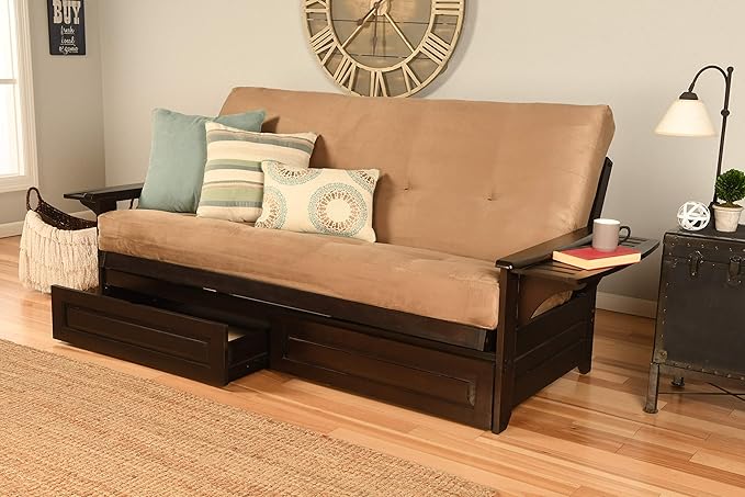 Kodiak Futons Full Size Futon in Espresso Finish Brown