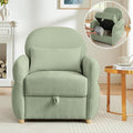 33.5 Accent Chair with Seat Storage Modern Reading Chair Accent Chairs for Living Room Armchair BedroomApartment (Light Green 33.5)