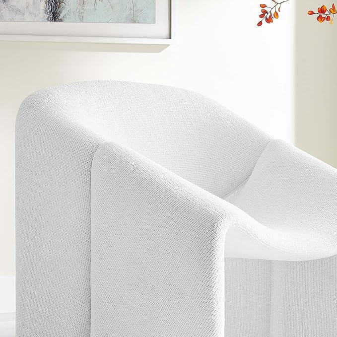 Modway EEI-6767-FRO Vivi Chenille Upholstered Accent Chair Frost